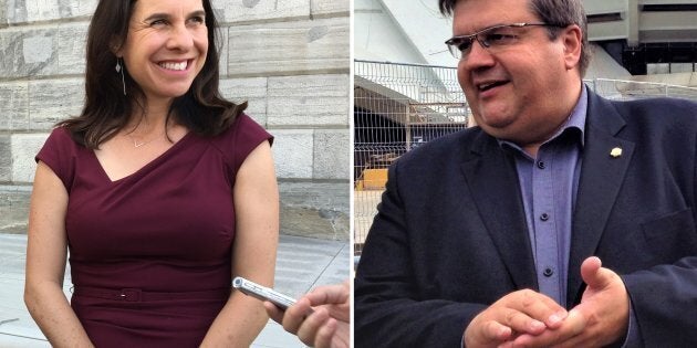 Valérie Plante et Denis Coderre.