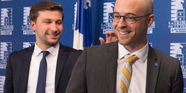 Gabriel Nadeau-Dubois et Sol Zanetti.