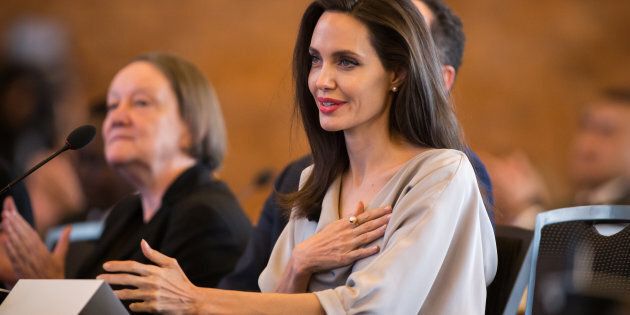 Angelina Jolie, lors du UN Peacekeeping Defense Ministerial Conference.