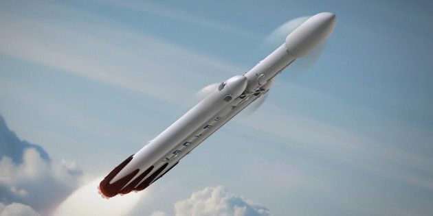 Elon Musk veut envoyer sa Tesla sur Mars dans sa fusée Falcon Heavy.