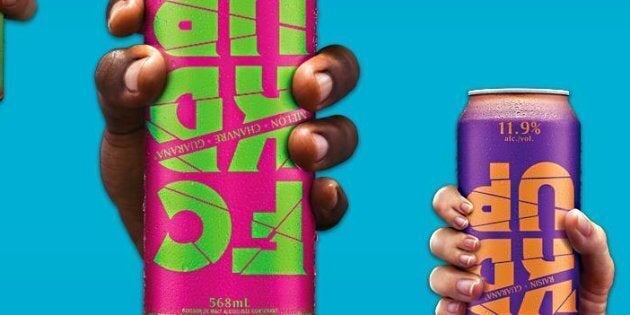 La boisson alcoolisée sucrée FCKD UP se vendait dans un format de 568 ml contient 11,9 pour cent d'alcool pour moins de 4$.