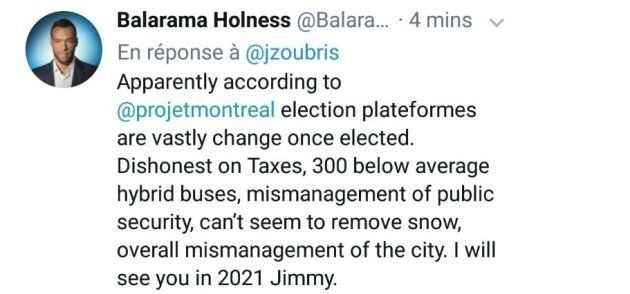 Balarama Holness, ancien Alouette et ancien candidat de Projet Montréal, songe à se présenter contre son ancien parti en 2021.