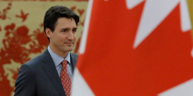 Justin Trudeau, lors de sa visite en Chine, le 4 décembre dernier.