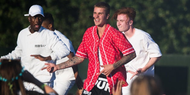 LONDON, ENGLAND - JULY 02: Justin Bieber performs at Hyde Park on July 2, 2017 in London, England. (Photo by Samir Hussein/Samir Hussein/Redferns)