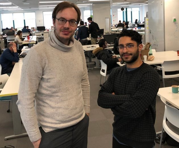 Julien Brault et Yazzan Khayyat, cofondateurs de Hardbacon.