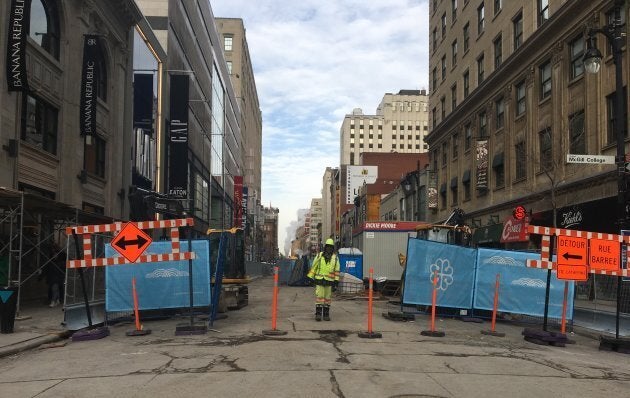 La rue Sainte-Catherine, actuellement.