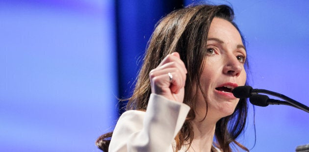 Martine Ouellet est chef du Bloc depuis moins d'un an.