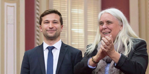 Gabriel Nadeau-Dubois et Manon Massé, de Québec Solidaire, en juin dernier.