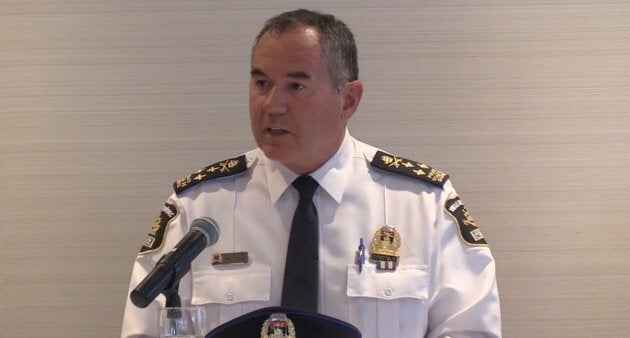 Robert Pigeon, directeur du Service de police de la Ville de Québec.