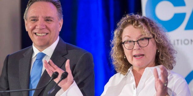 François Legault accueille Marguerite Blais, ex-ministre libérale, dans ses rangs.