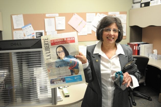 Dr Cheryl Greenberg, une chercheuse canadienne, a offert un traitement expérimental au jeune Julien Ferrer pour soigner son hypophosphatasie.