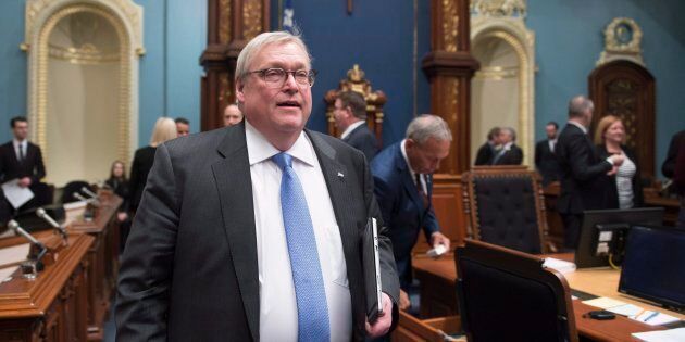 Le ministre libéral de la santé au Québec, Gaétan Barrette.