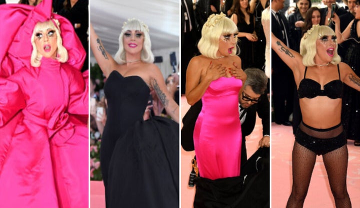 Lady Gaga in her various incarnations at the 2019 Met Gala