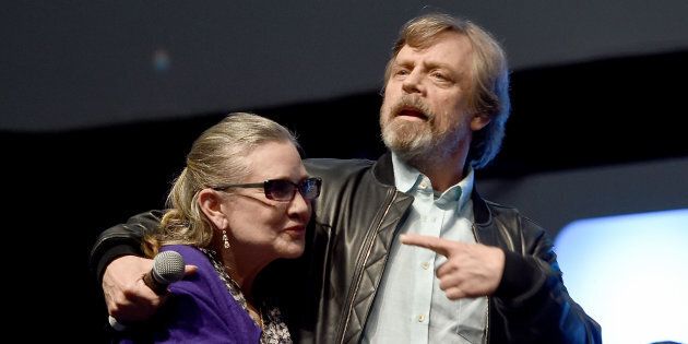 Carrie Fisher et Mark Hamill ont partagé l'affiche de cinq des huit premiers épisodes de «Star Wars».