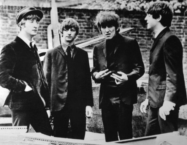 Les Beatles en 1960.