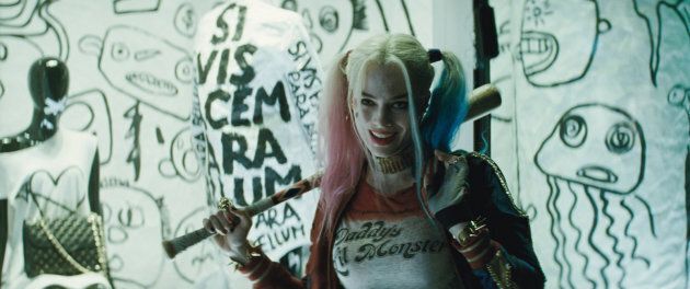 Margot Robbie en Harley Quinn dans le film "Suicide Squad".