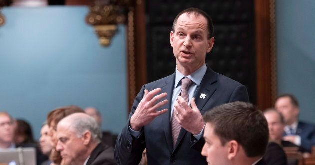 Le ministre des Finances Eric Girard a déposé son projet de loi pour modifier la Loi sur les impôts, la Loi sur la taxe de vente du Québec et d'autres dispositions législatives, le 26 février 2019.