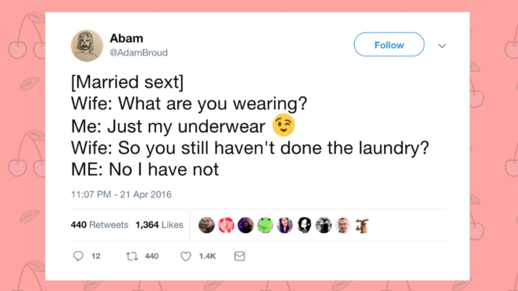 19 Tweets That Show What Sexting Looks Like When You're Married.
