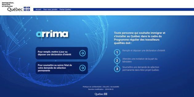 En ligne depuis le 2 août 2018, le portail Arrima aide à sélectionner les dossiers selon les besoins en main-d'oeuvre au Québec uniquement. Fini le «premier arrivé, premier servi».