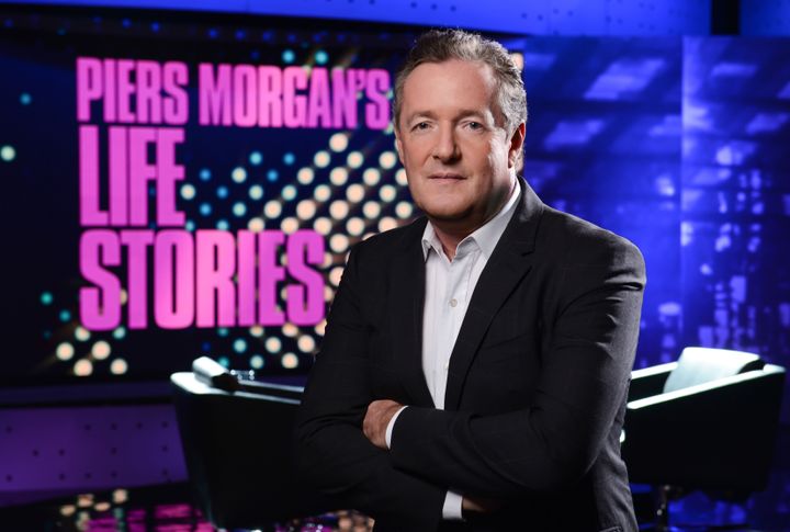 Piers Morgan in the Life Stories studio