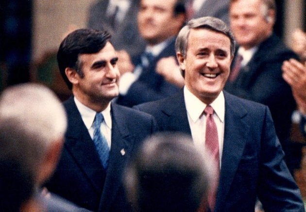 Lucien Bouchard s'était joint au gouvernement conservateur de Brian Mulroney en 1988.