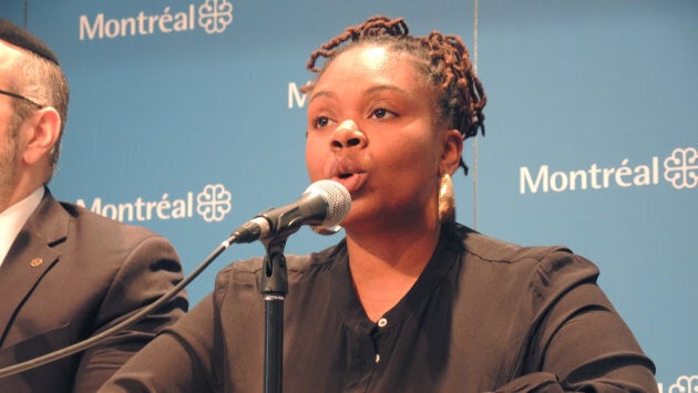 Tiffany Callender, porte-parole de l'Association de la communauté noire de Côte-des-Neiges.