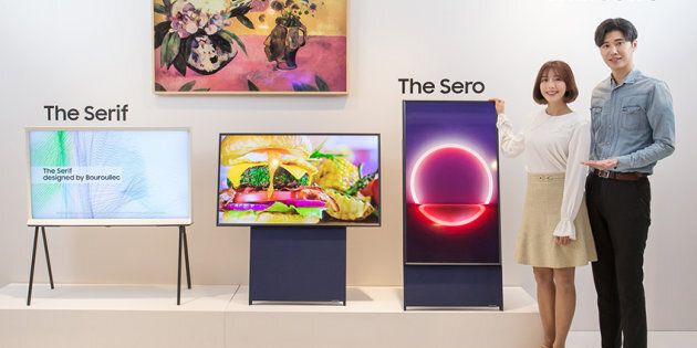 La nouvelle télé verticale de Samsung se nomme «Sero».