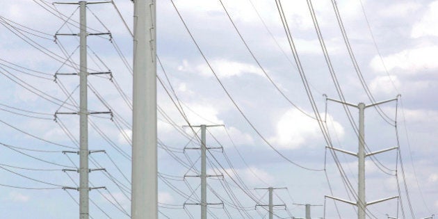 UNITED STATES - JUNE 01: Pylons carry electrical wires north of Las Vegas, Nevada, U.S., on Monday, June 1, 2009. U.S. electricity output fell 4.4 percent from a year earlier during the week ending May 30 according to the Edison Electric Institute. (Photo by Ronda Churchill/Bloomberg via Getty Images)