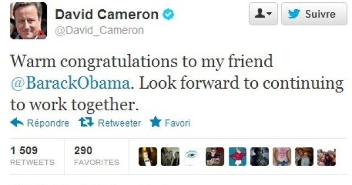 Twitter et Obama: féliciter la victoire du président américain via ...