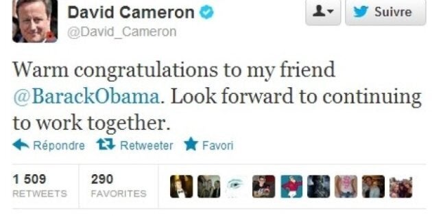 Twitter et Obama: féliciter la victoire du président américain via Twitter, la dernière tendance des...