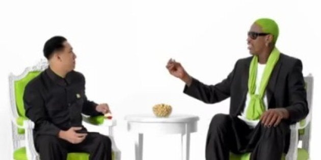 Que fait Rodman avec Kim Jong-un et des pistaches ?