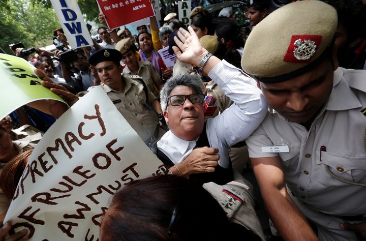 Protests after a panel of judges dismissed the sexual harassment complaint against Chief Justice of India Ranjan Gogoi.