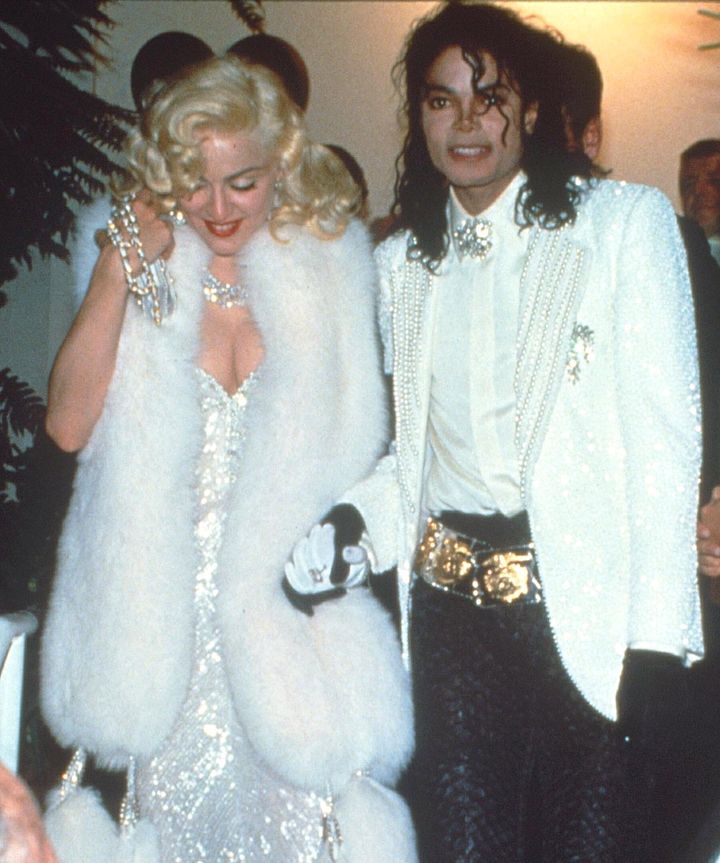 Madonna and Michael Jackson at the 1991 Academy Awards