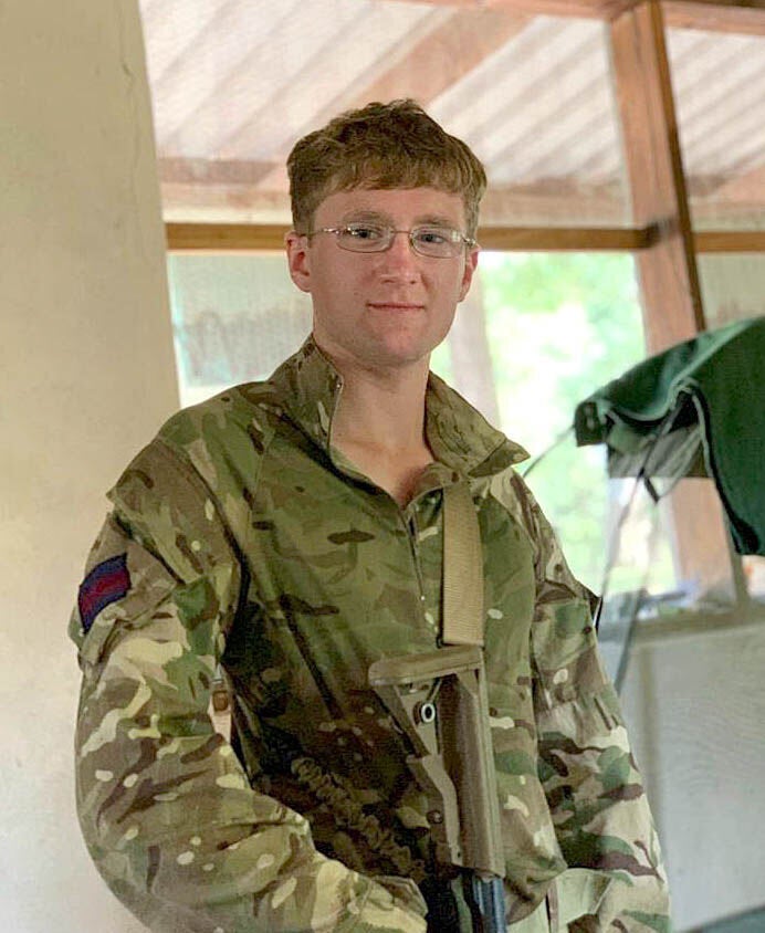 Mathew Talbot, of The 1st Battalion Coldstream Guards, who has died while on counter poaching operations in Malawi, the Ministry of Defence has announced. It is understood Guardsman Talbot was killed by an elephant whilst on patrol. (PA)