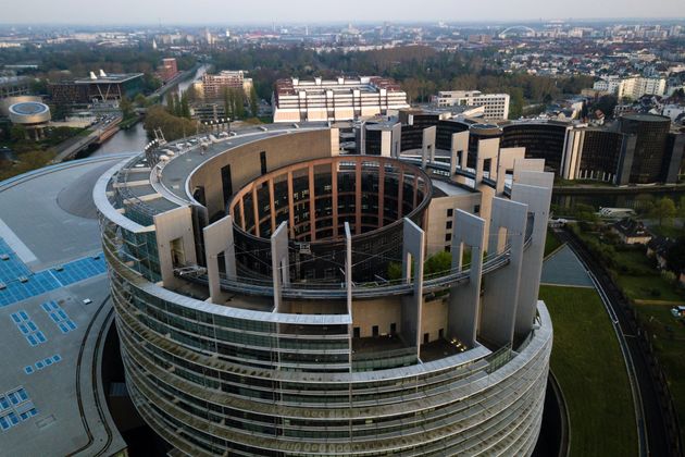 The European Parliament building in Strasbourg