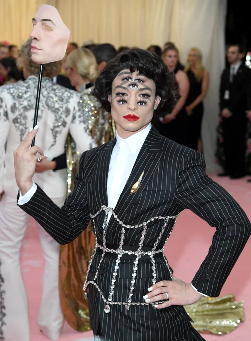 All Eyes Were On Ezra Miller s Met Gala Look And Fans Couldn t Get Enough Of It HuffPost Entertainment