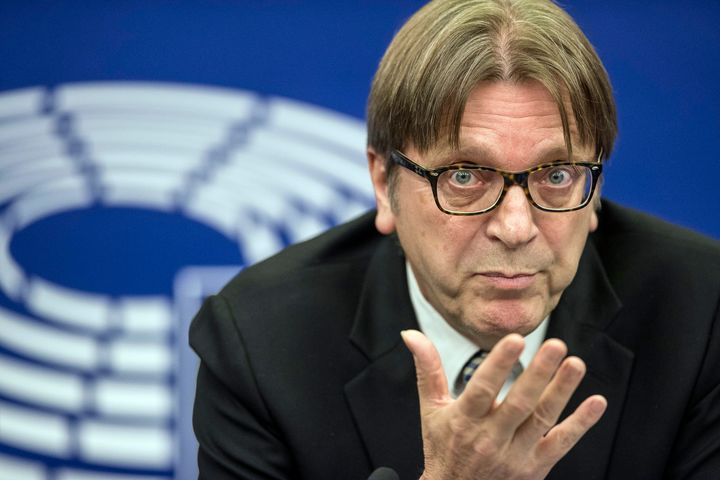 Guy Verhofstadt of the European Parliament Brexit steering group