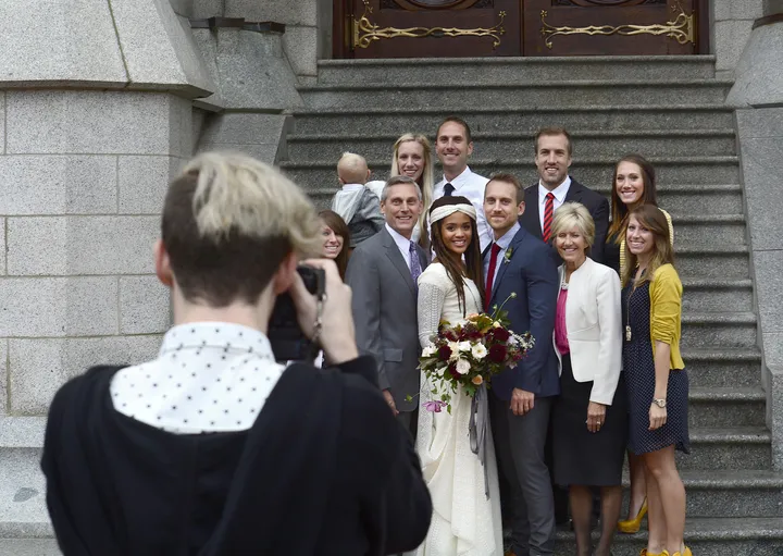 Mormon bride top