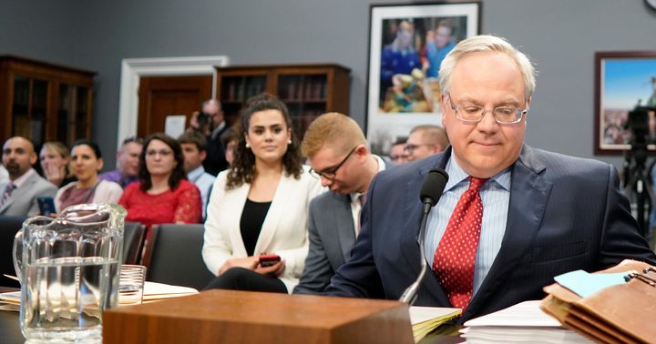 Interior Secretary David Bernhardt testifies Tuesday before a House Appropriations subcommittee on the Interior Department's budget request.