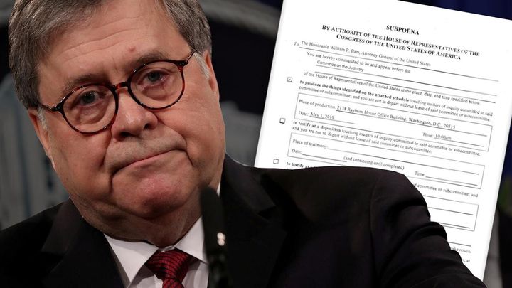 The House Judiciary Committee referred a resolution holding Attorney General William Barr in contempt of Congress to the full House.