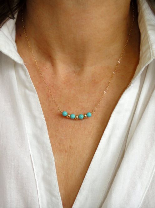 meghan necklace turquoise