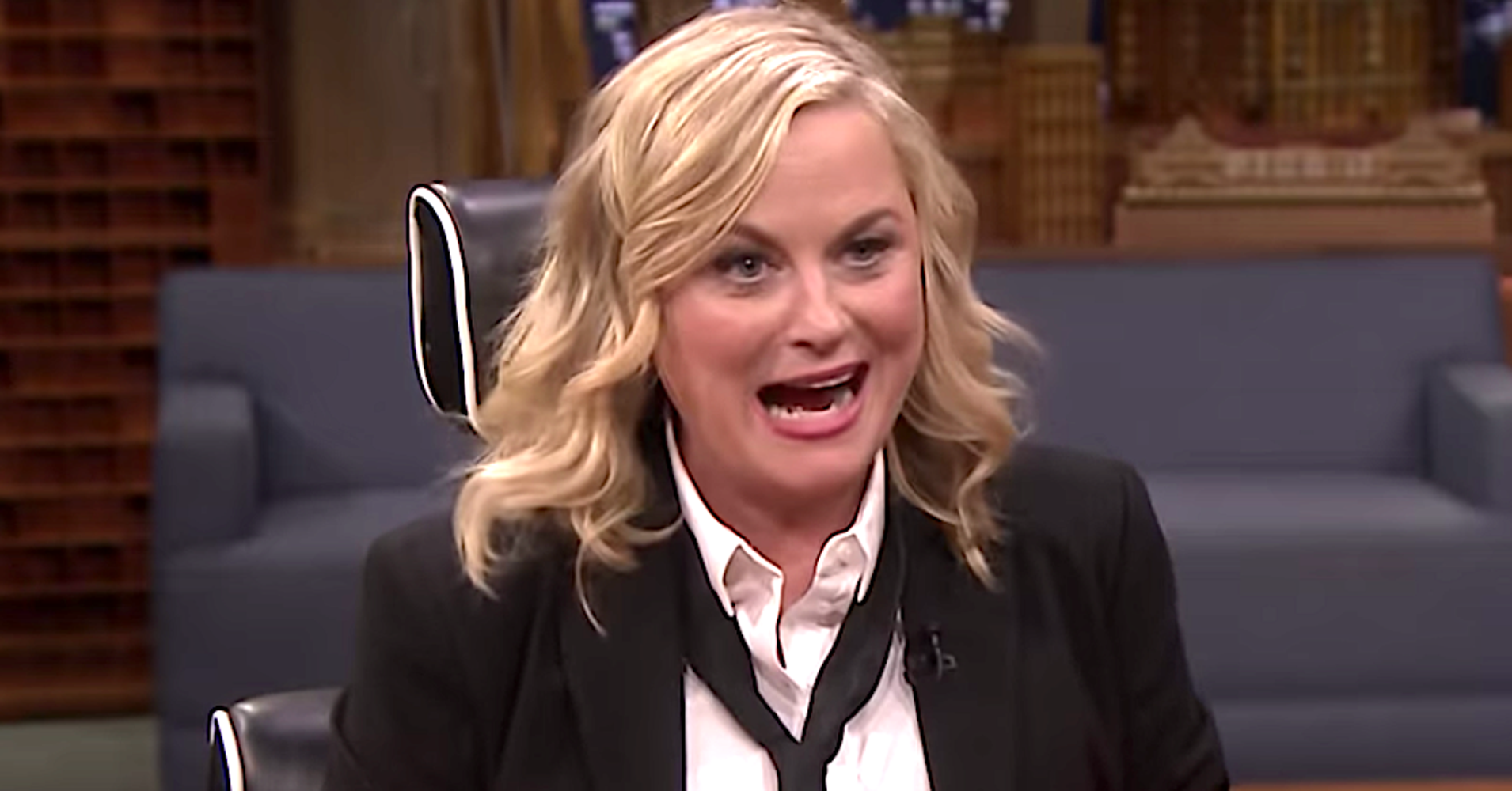 Amy Poehler And Jimmy Fallon Gamely Play 'Shouting Charades' HuffPost