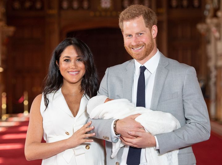 The Duke and Duchess of Sussex appeared with baby Archie Harrison on Wednesday.