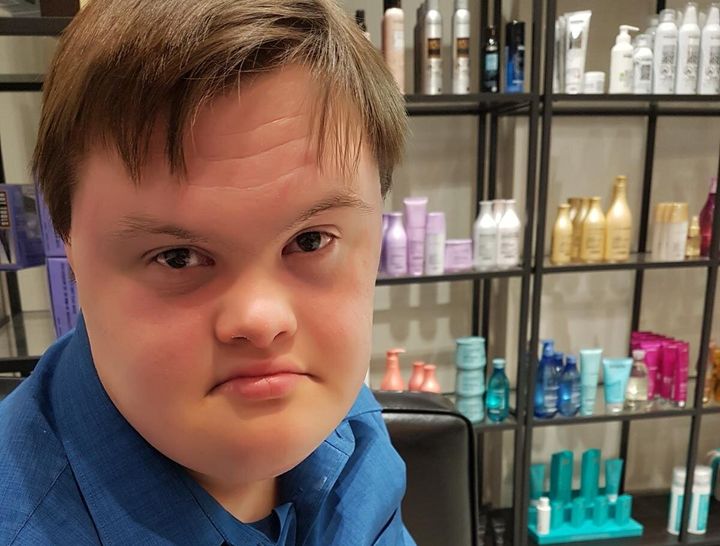 Mathieu Fortin, 21 ans, a la trisomie 21, aussi appelée le syndrome de Down.