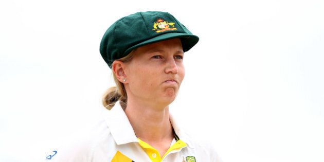 CANTERBURY, ENGLAND - AUGUST 11: Meg Lanning, Captain of Australia looks on prior to the start of play during day one of the Kia Women's Test of the Women's Ashes Series between England and Australia Women at The Spitfire Ground on August 11, 2015 in Canterbury, United Kingdom. (Photo by Dan Mullan/Getty Images)