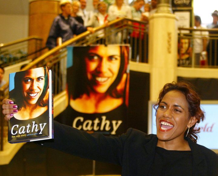 Cathy Freeman retired in 2003 and released her autobiography the same year.