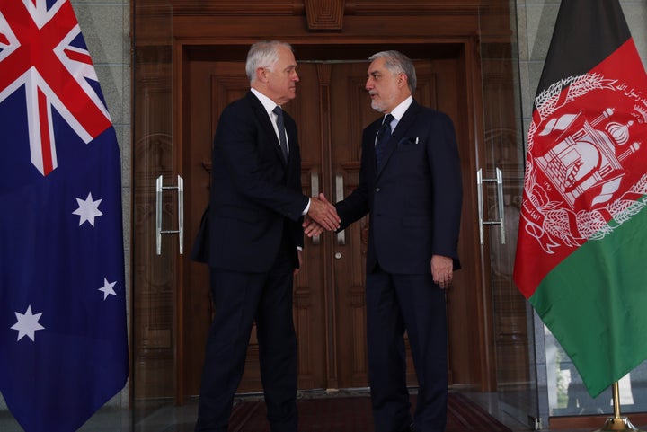 Prime Minister Malcolm Turnbull met with Iraqi Prime Minister Dr Haider Al-Abadi in Bagdad.