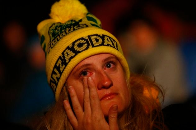 Many were reduced to tears at the service.