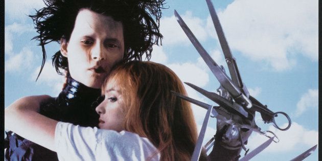 Poster for the film 'Edward Scissorhands' (directed by Tim Burton), 1990. (Photo by Buyenlarge/Getty Images)