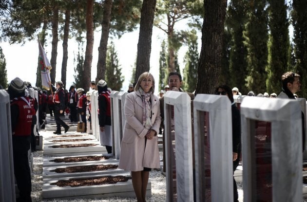 New Zealand's Justice Minister visited the Canakkale Martyrs' Memorial in Gallipoli on Monday.